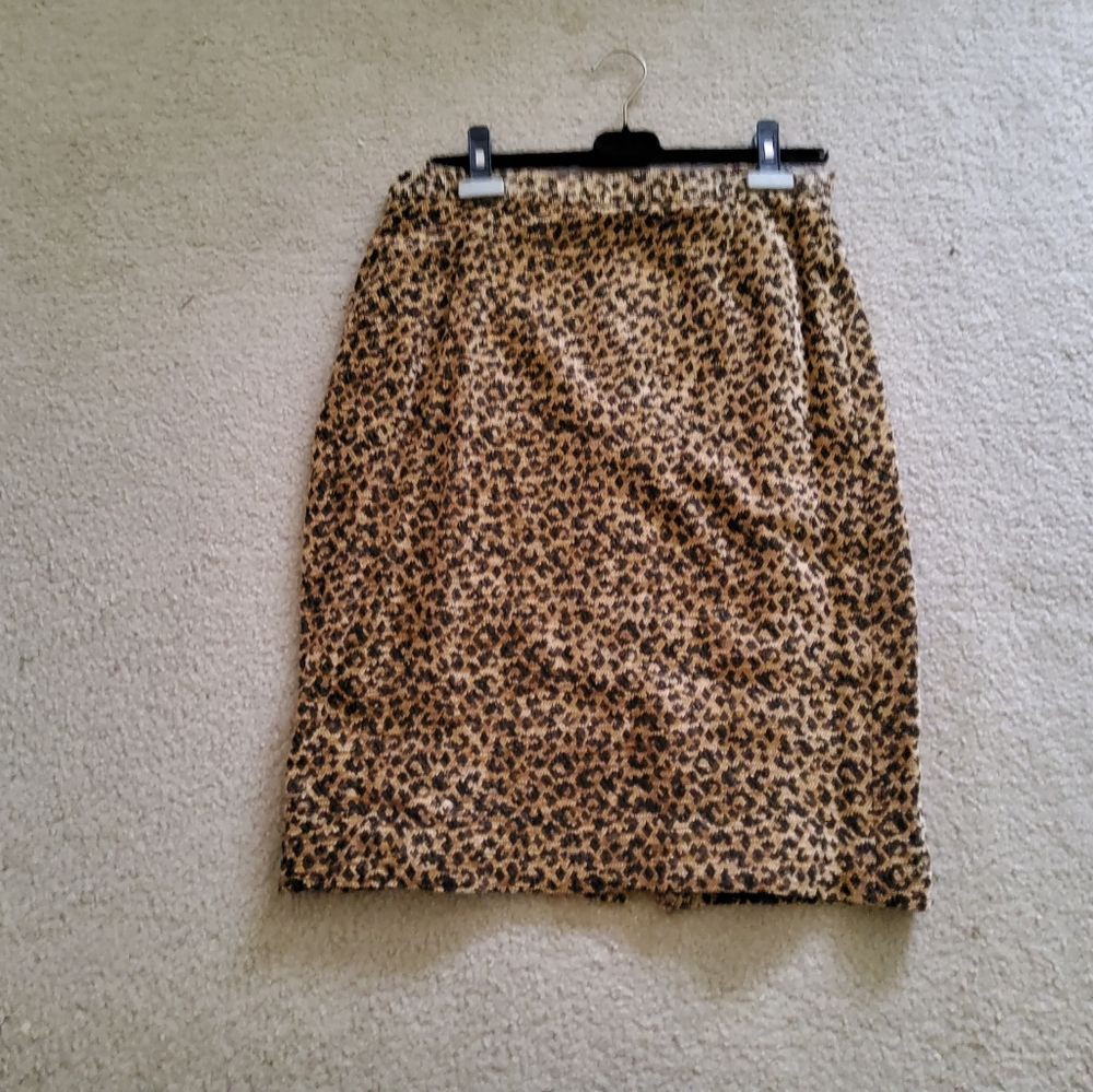Vintage Animal print Suit Size 14 - Picture 10 of 12